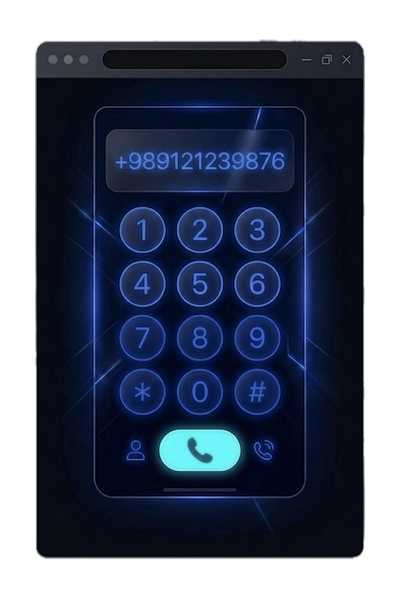 DanaTel browser dial pad — make international calls online